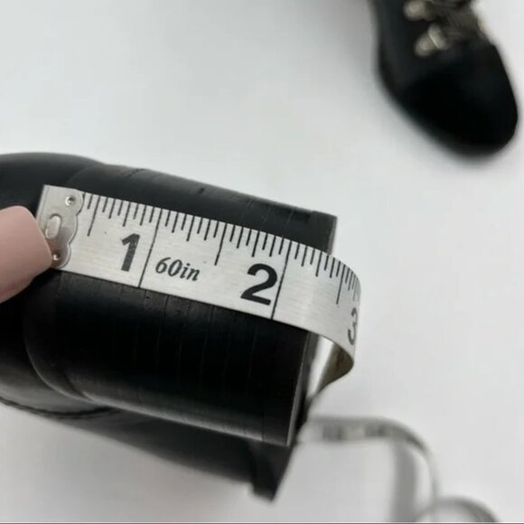 Sam Edelman Black Lace Up Manchester Boots Size 6 - Picture 8 of 8